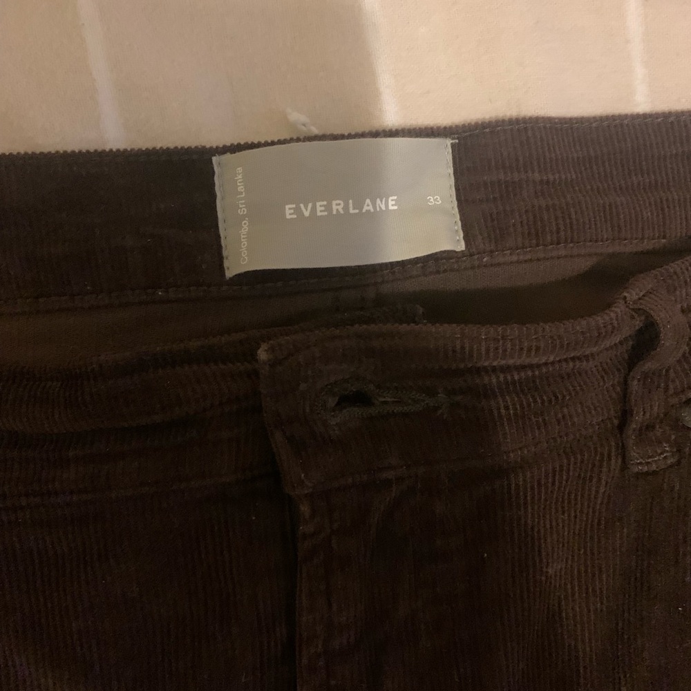 Everlane Chocolate Corduroys - Picture 3 of 4